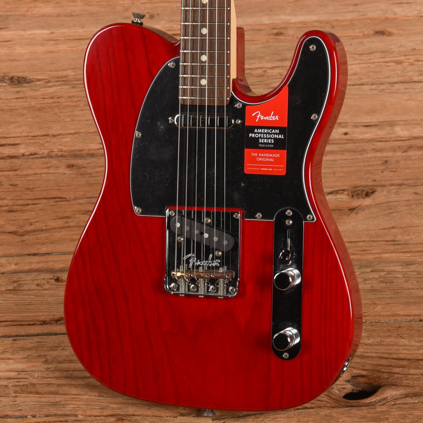 Fender American Professional Telecaster Crimson Red Transparent 2017 Electric Guitars