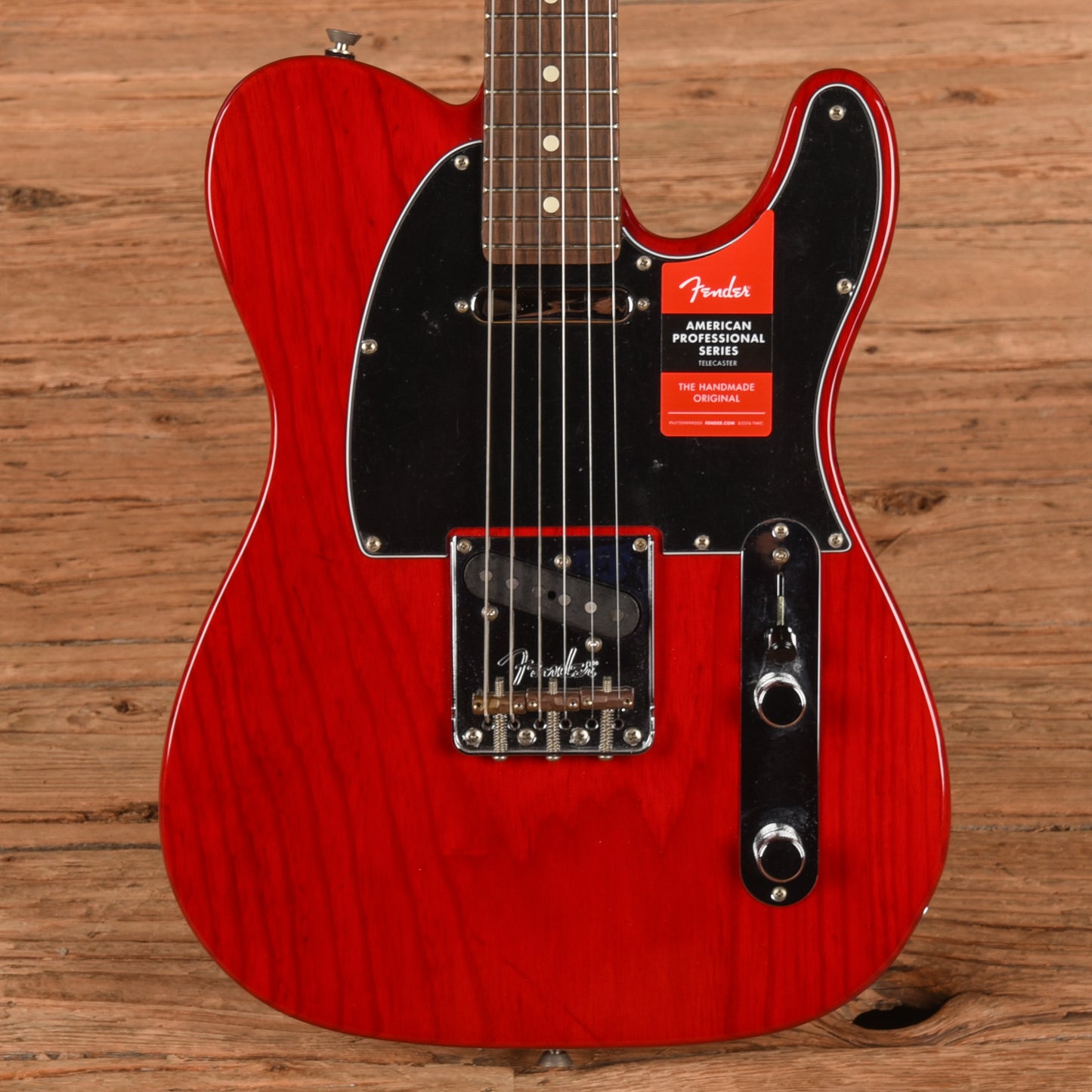 Fender American Professional Telecaster Crimson Red Transparent 2017 Electric Guitars