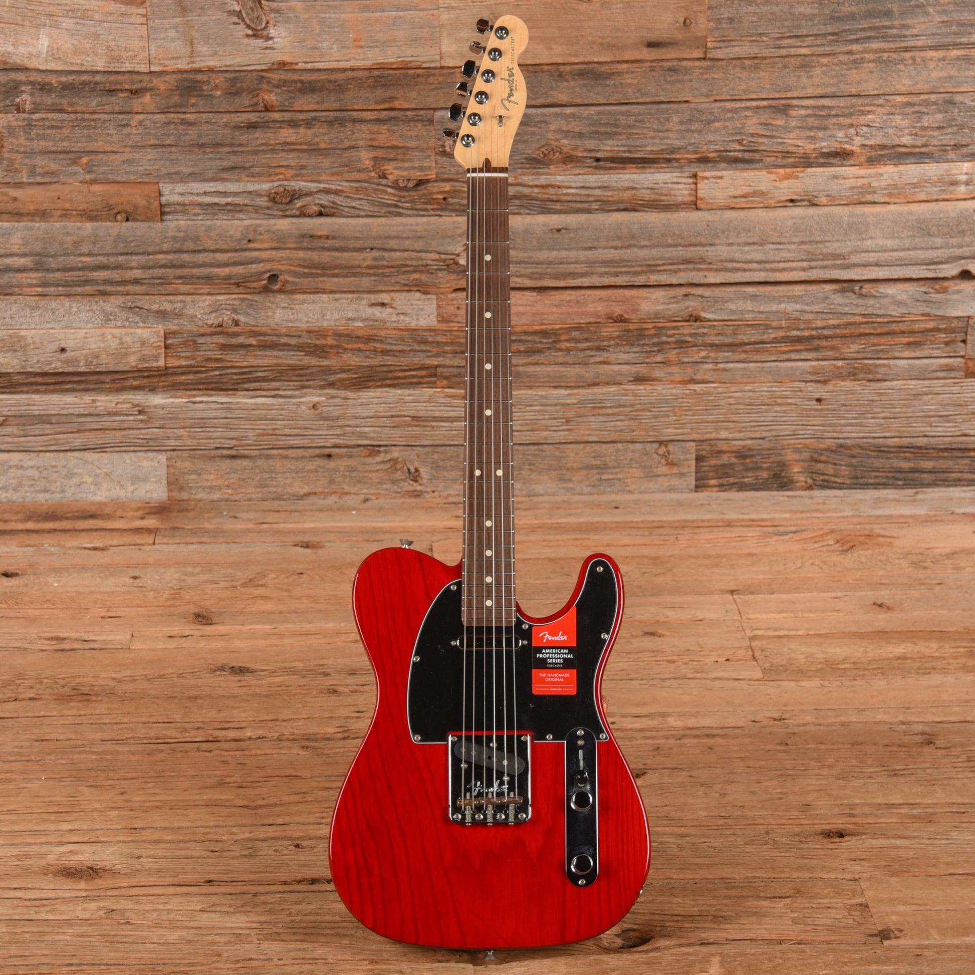 Fender American Professional Telecaster Crimson Red Transparent 2017 Electric Guitars