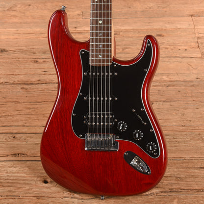 Fender American Select Mahogany Stratocaster HSS Crimson Red Transparent 2007 Electric Guitars