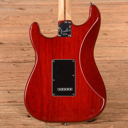Fender American Select Mahogany Stratocaster HSS Crimson Red Transparent 2007 Electric Guitars