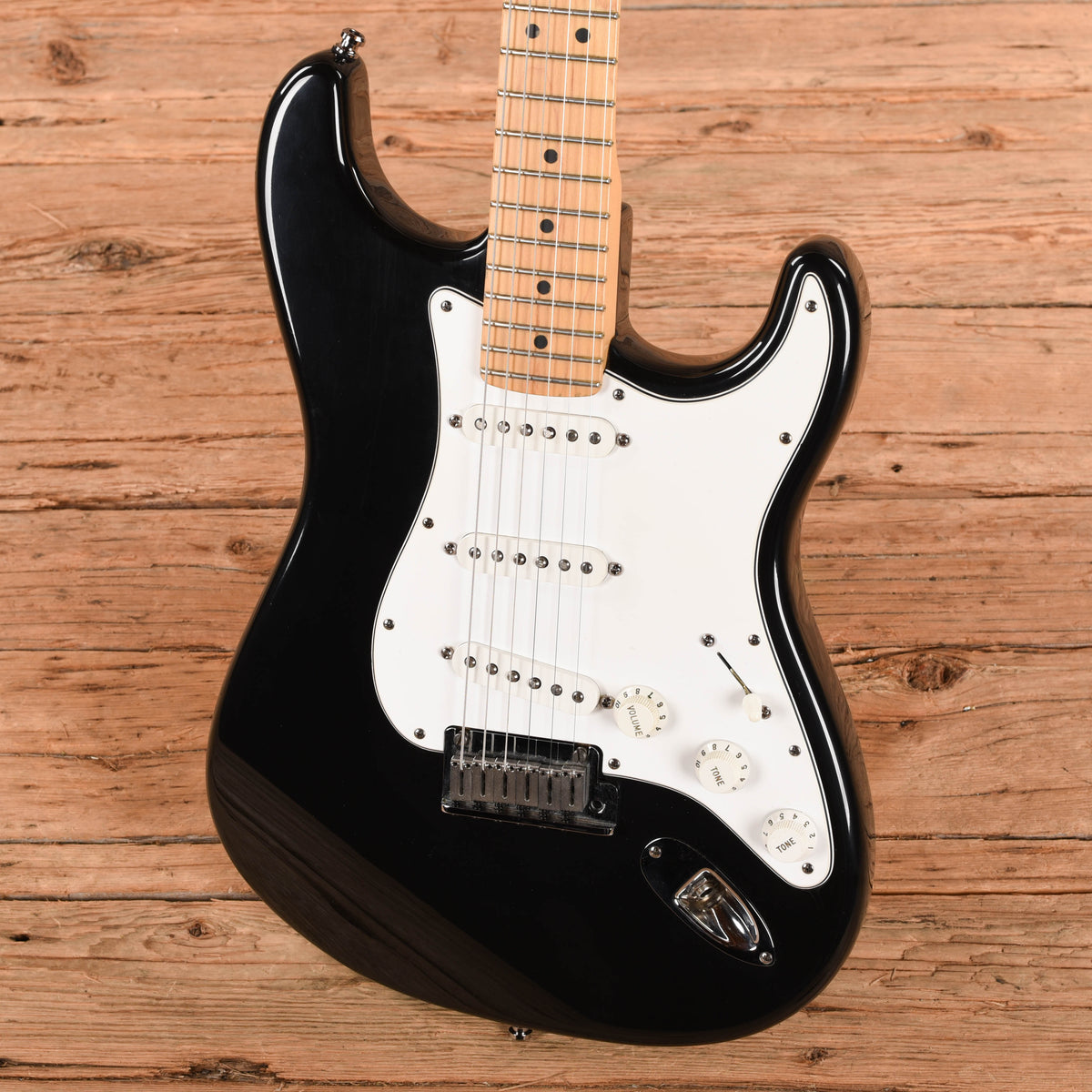 Fender American Standard Stratocaster Black 2000 Electric Guitars