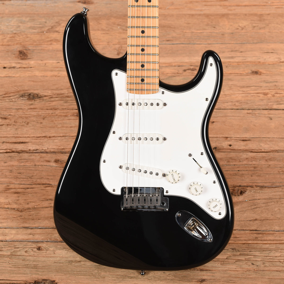 Fender American Standard Stratocaster Black 2000 Electric Guitars