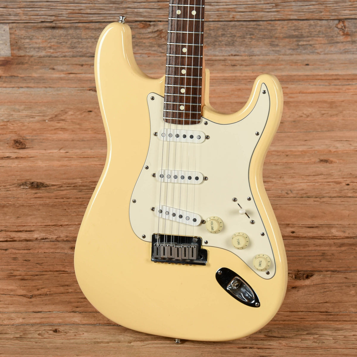 Fender American Standard Stratocaster Olympic White 1996 Electric Guitars
