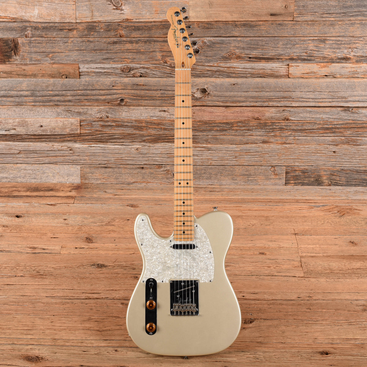 Fender American Std Telecaster 60th Anniversary (Lefty) Gold 2011 LEFTY Electric Guitars