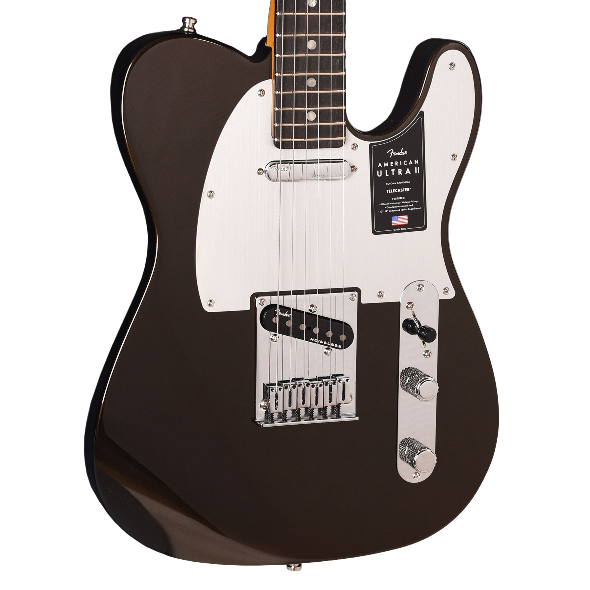 Fender American Ultra II Telecaster Texas Tea Electric Guitars
