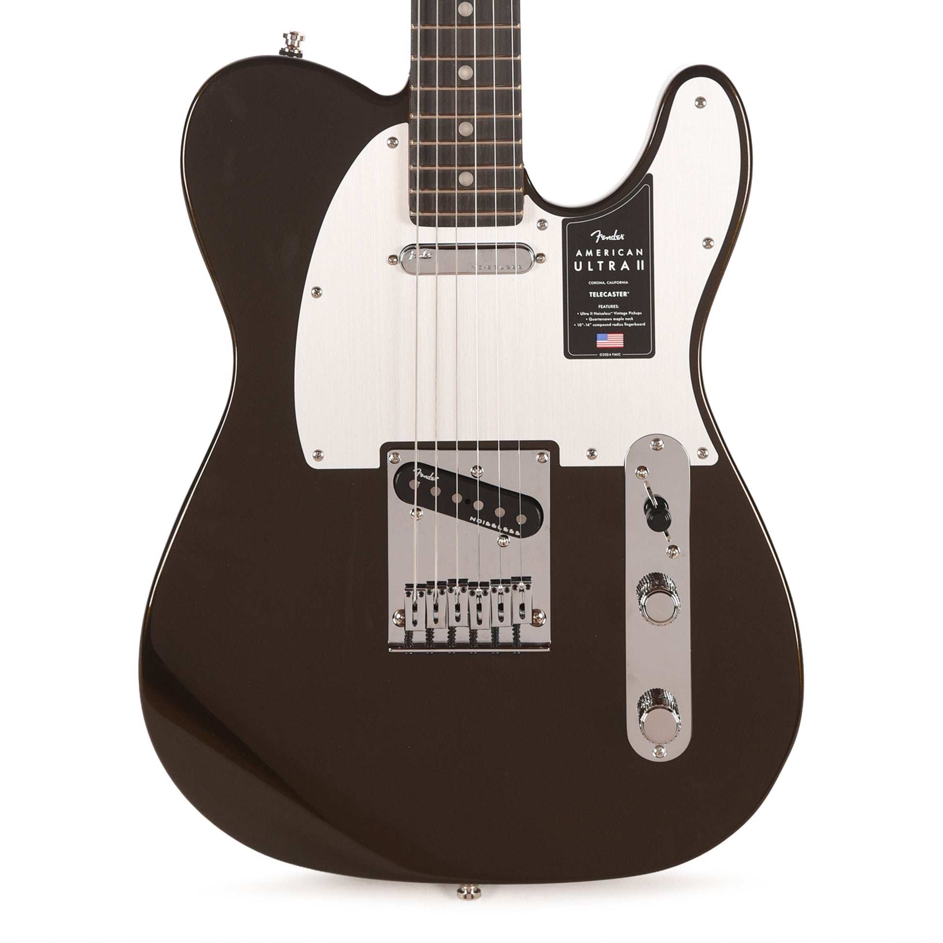 Fender American Ultra II Telecaster Texas Tea Electric Guitars