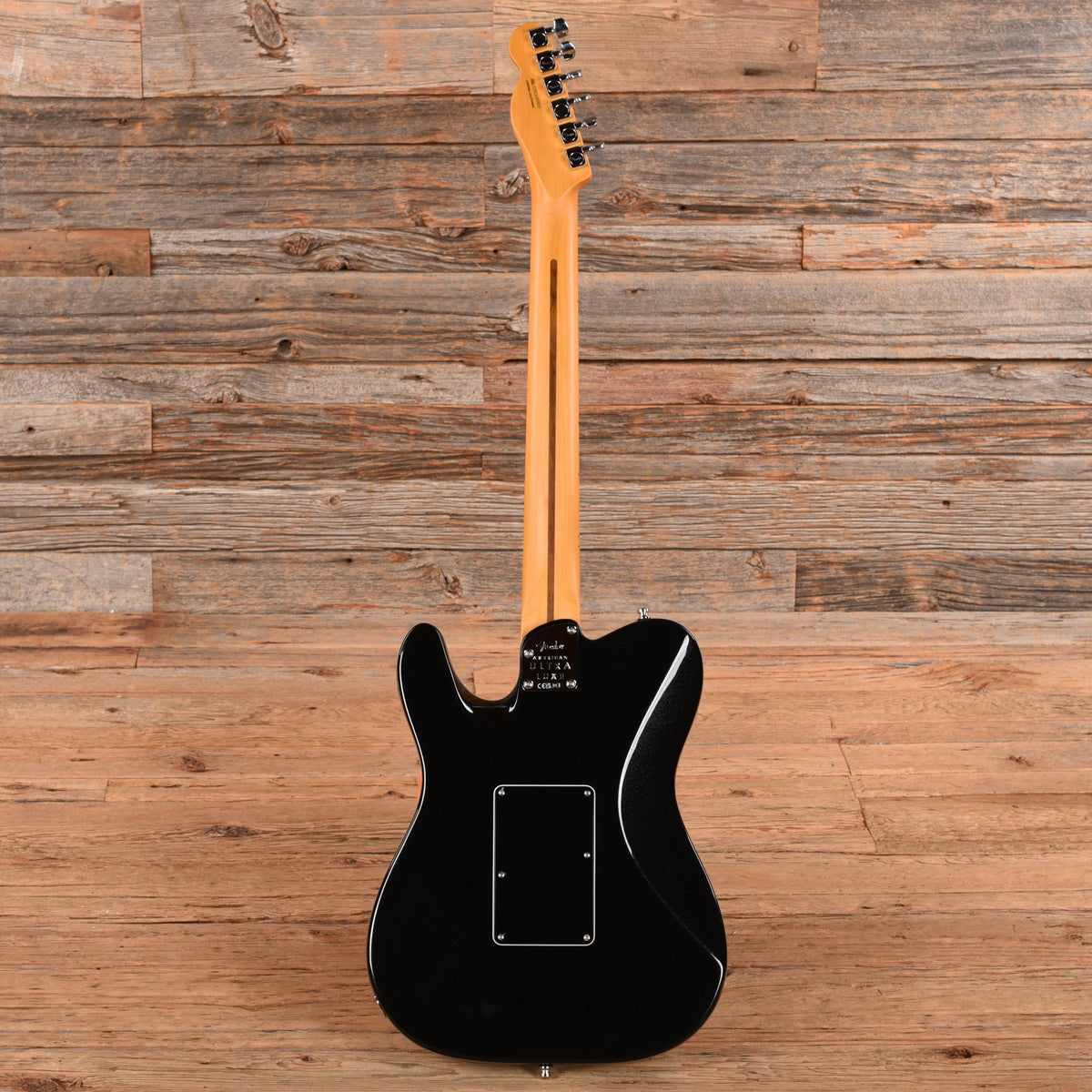 Fender American Ultra Luxe Telecaster HH Floyd Mystic Black 2023 Electric Guitars