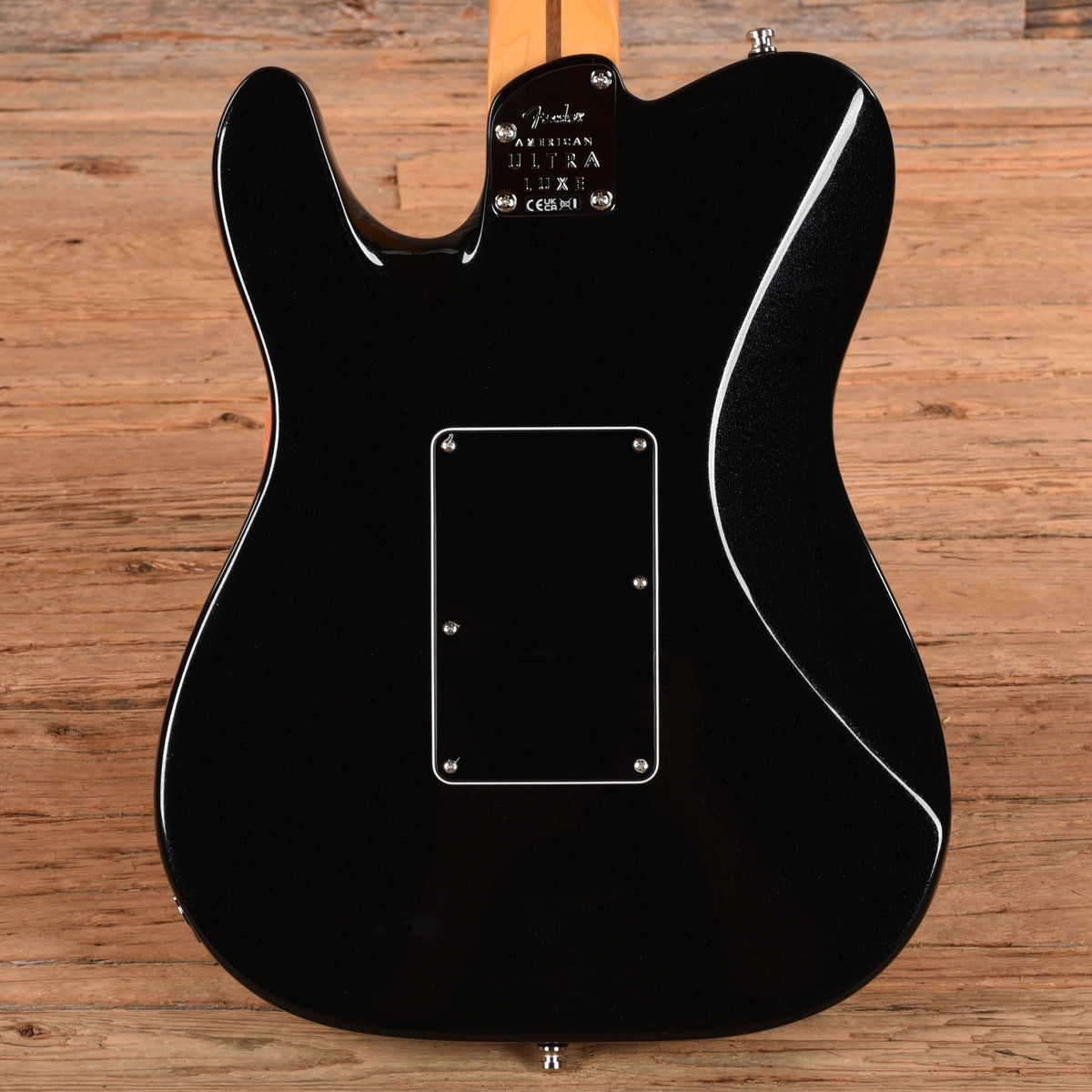 Fender American Ultra Luxe Telecaster HH Floyd Mystic Black 2023 Electric Guitars