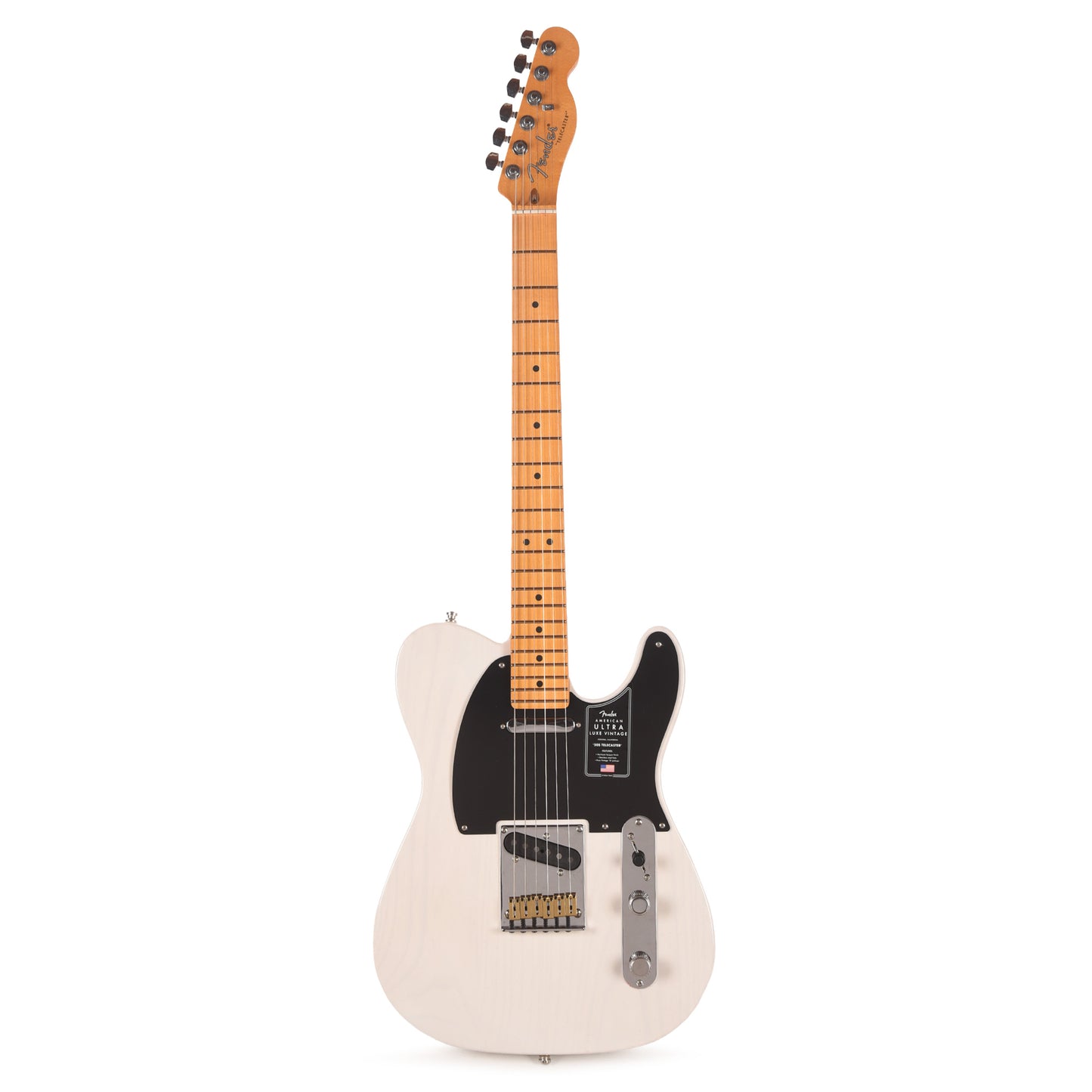 Fender American Ultra Luxe Vintage '50s Telecaster White Blonde Electric Guitars