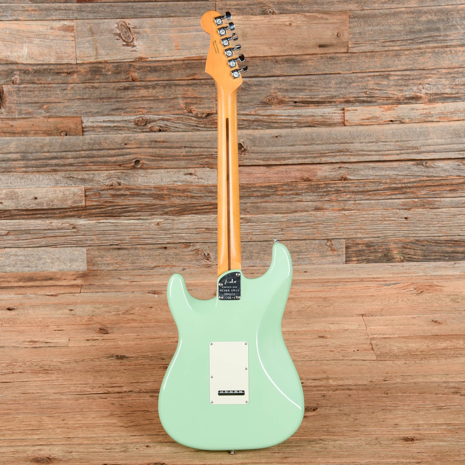 Fender American Ultra Luxe Vintage '60s Stratocaster Surf Green 2025 Electric Guitars