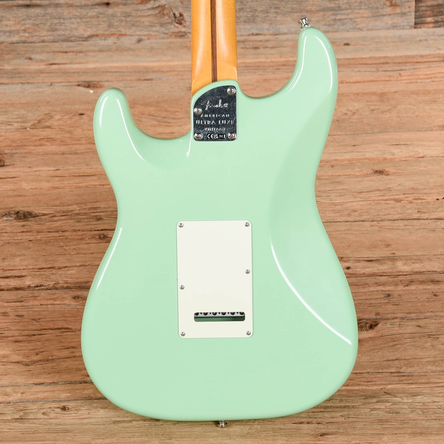 Fender American Ultra Luxe Vintage '60s Stratocaster Surf Green 2025 Electric Guitars