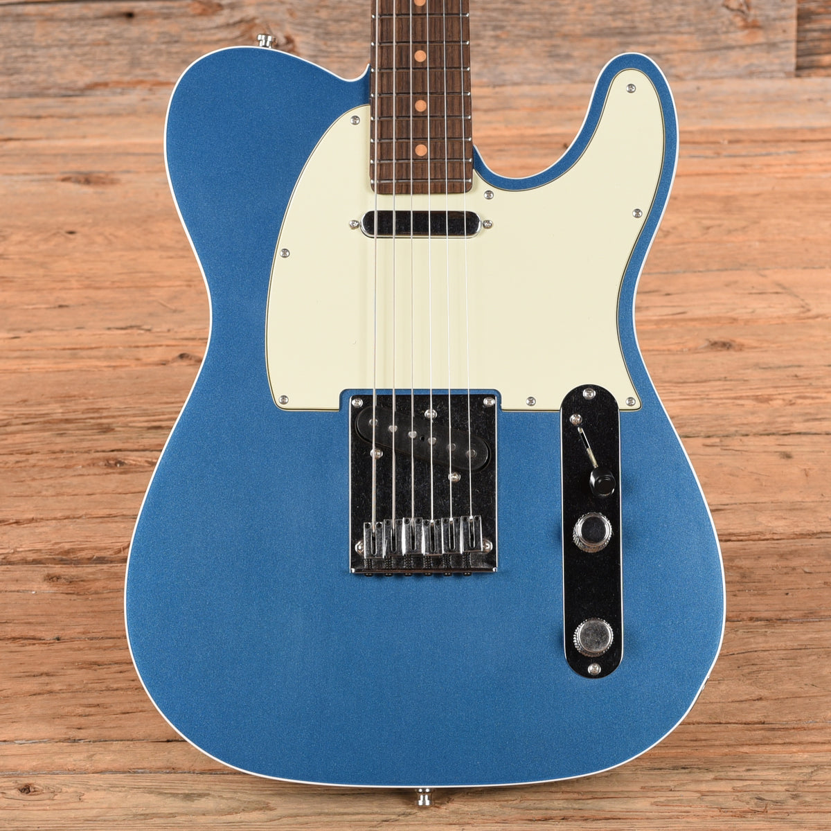 Fender American Ultra Luxe Vintage '60s Telecaster Custom Lake Placid Blue 2025 Electric Guitars