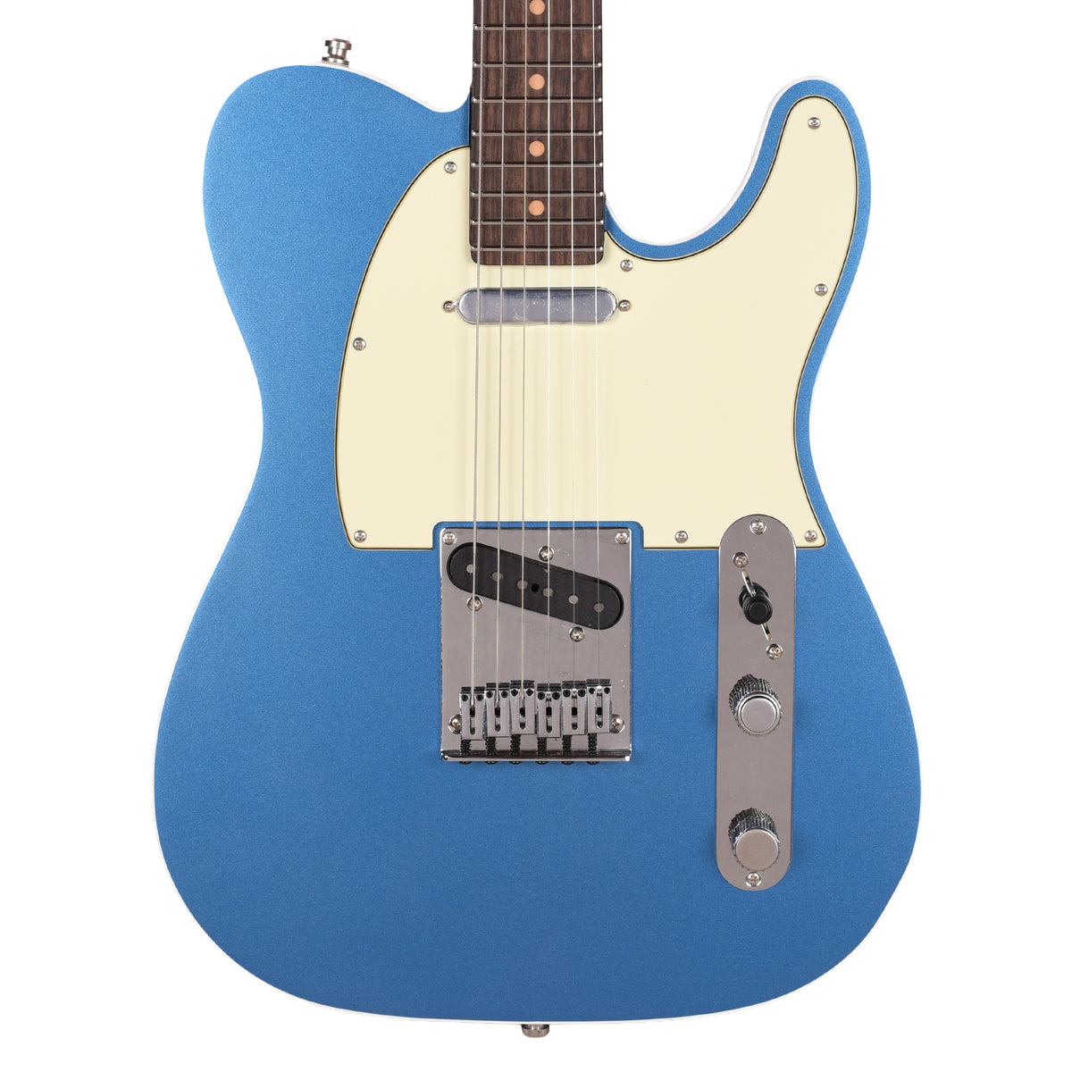 Fender American Ultra Luxe Vintage '60s Telecaster Custom Lake Placid Blue Electric Guitars