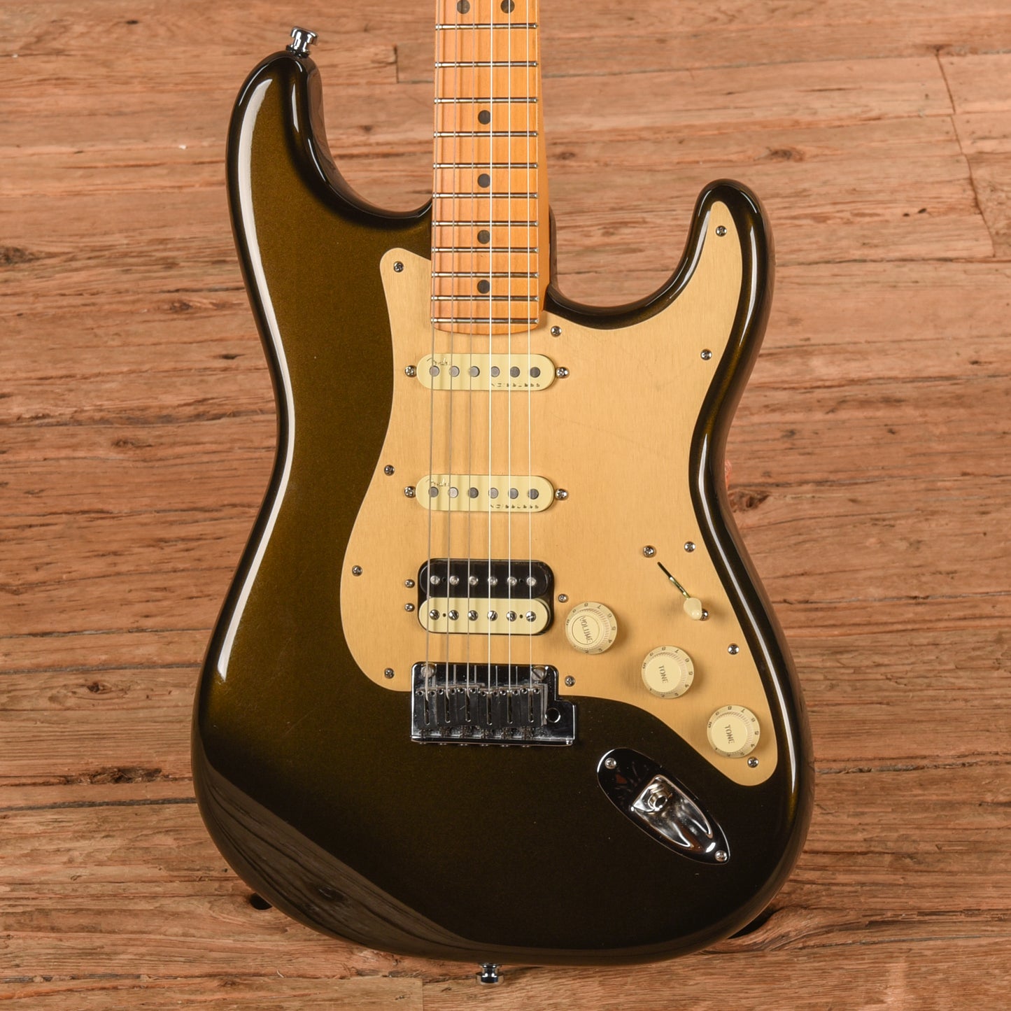 Fender American Ultra Stratocaster HSS Texas Tea 2023 Electric Guitars
