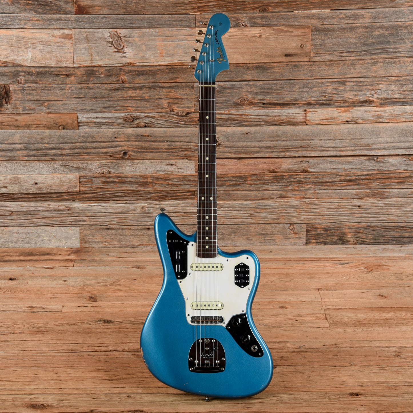 Fender American Vintage '62 Jaguar Lake Placid Blue Refin 2005 Electric Guitars