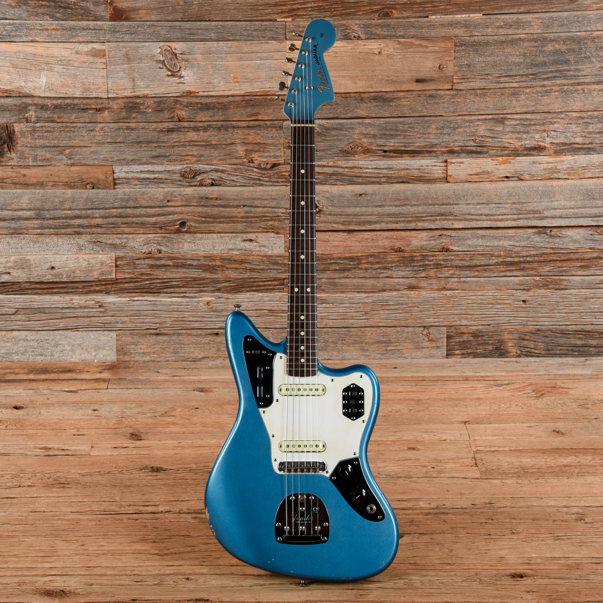 Fender American Vintage '62 Jaguar Lake Placid Blue Refin 2005 Electric Guitars