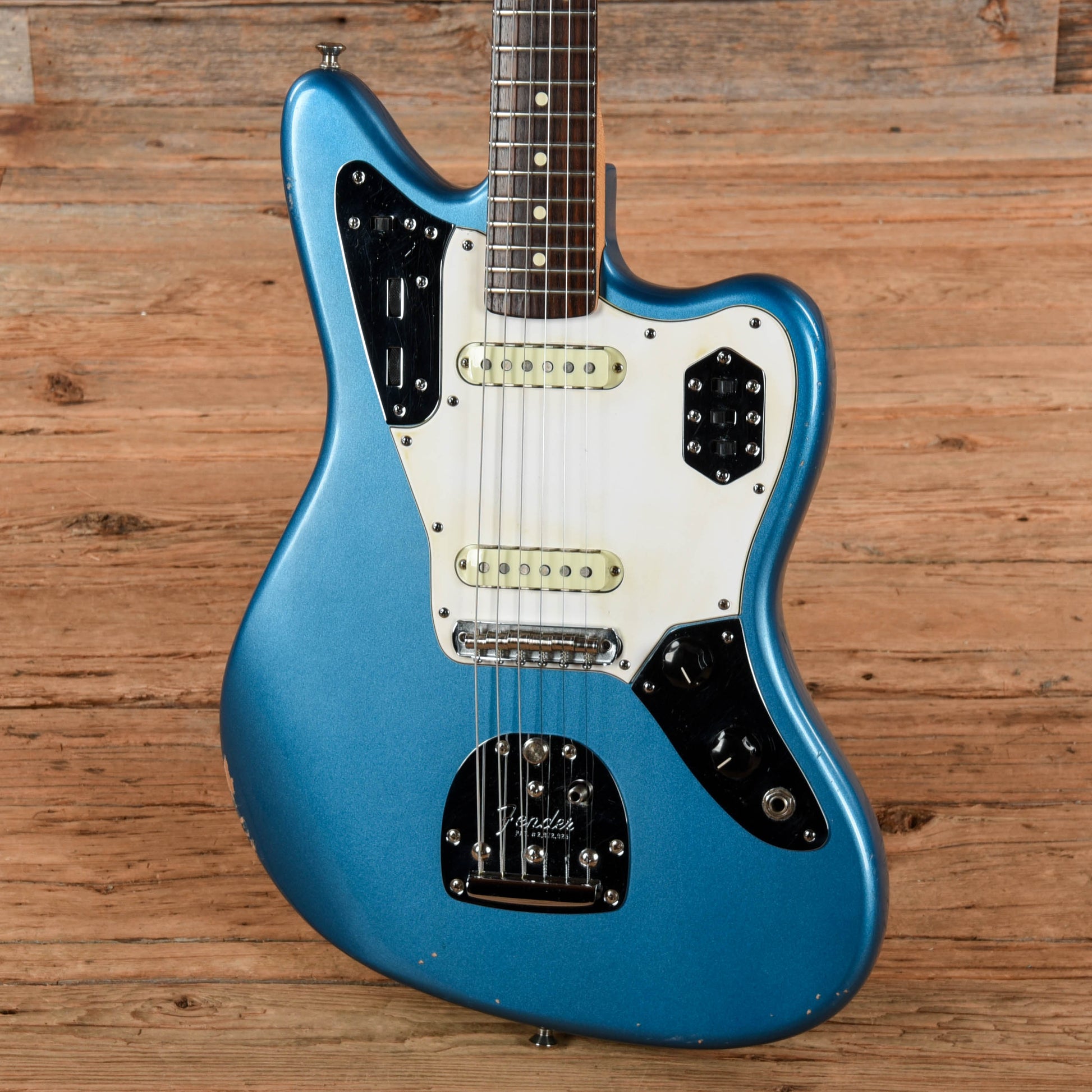 Fender American Vintage '62 Jaguar Lake Placid Blue Refin 2005 Electric Guitars