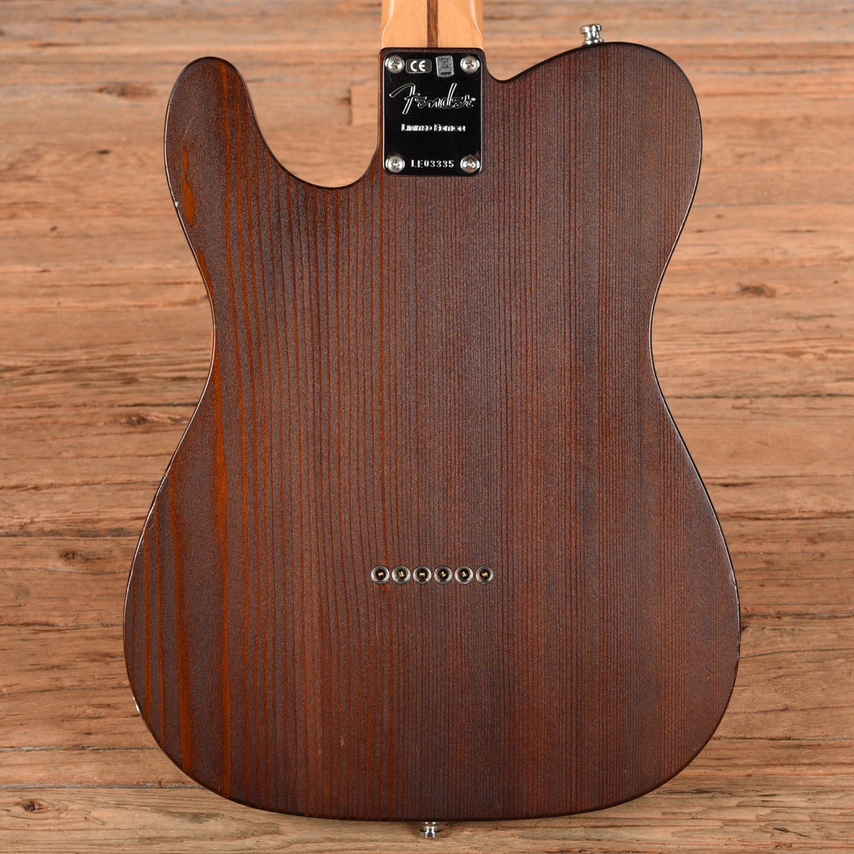 Fender American Vintage Hot Rod 50s Telecaster Reclaimed Redwood Brown 2015 Electric Guitars