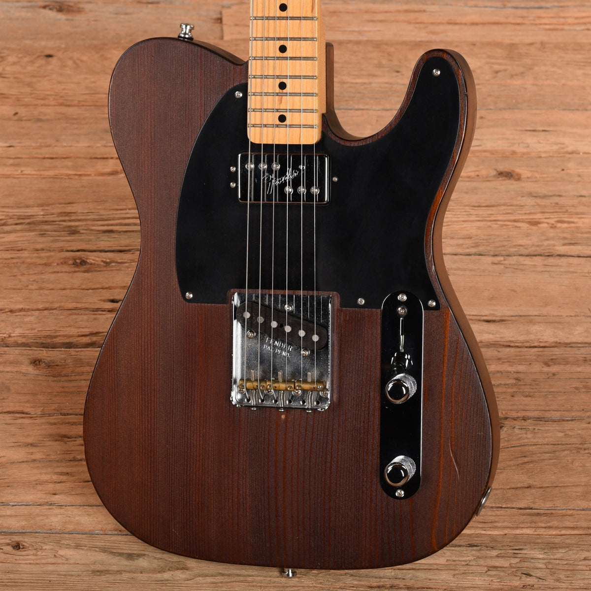 Fender American Vintage Hot Rod 50s Telecaster Reclaimed Redwood Brown 2015 Electric Guitars