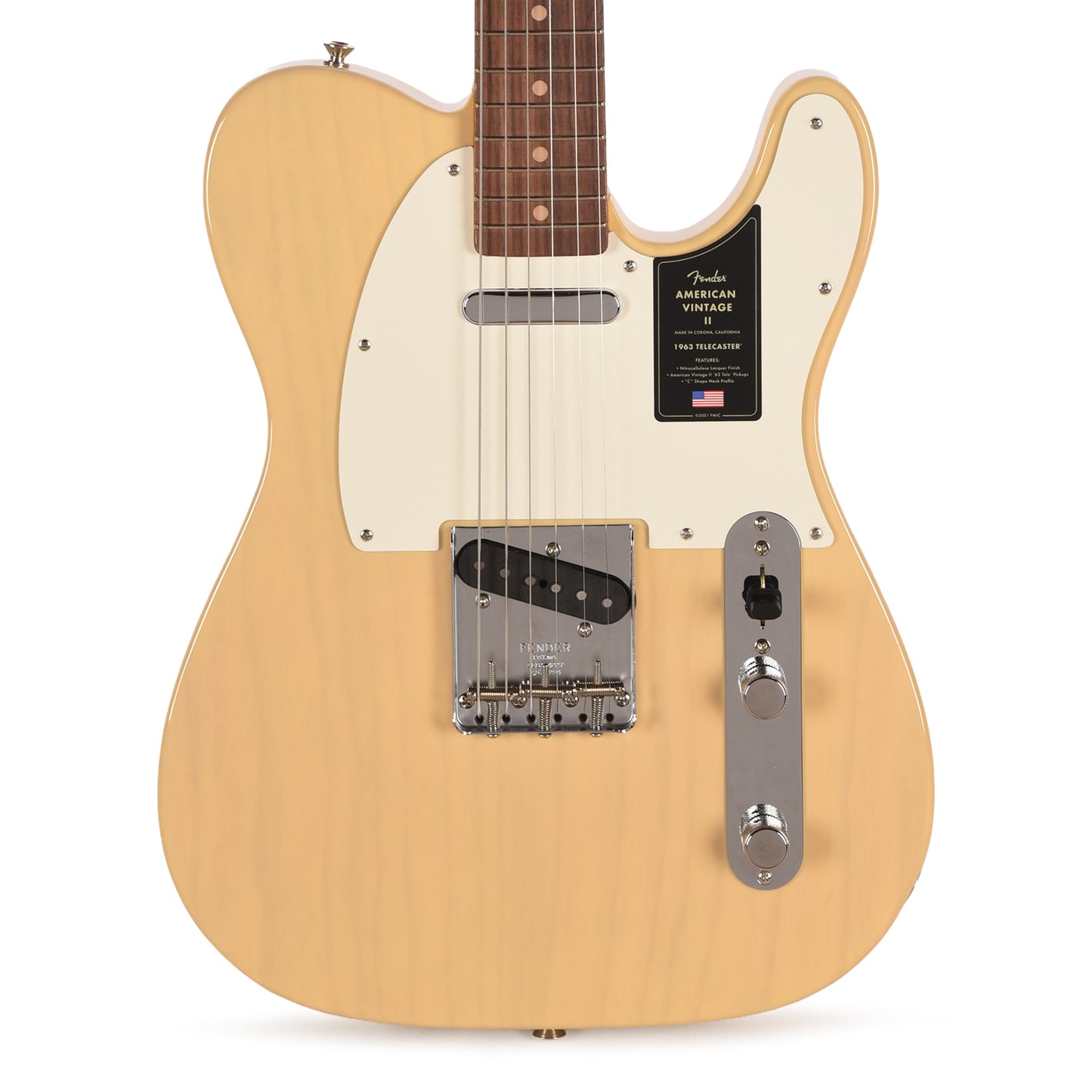 Fender American Vintage II 1963 Telecaster Vintage Blonde Electric Guitars
