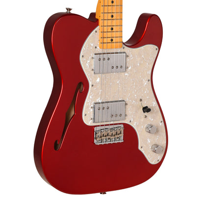 Fender American Vintage II 1972 Telecaster Thinline Candy Apple Red Electric Guitars