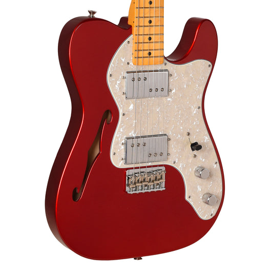 Fender American Vintage II 1972 Telecaster Thinline Candy Apple Red Electric Guitars
