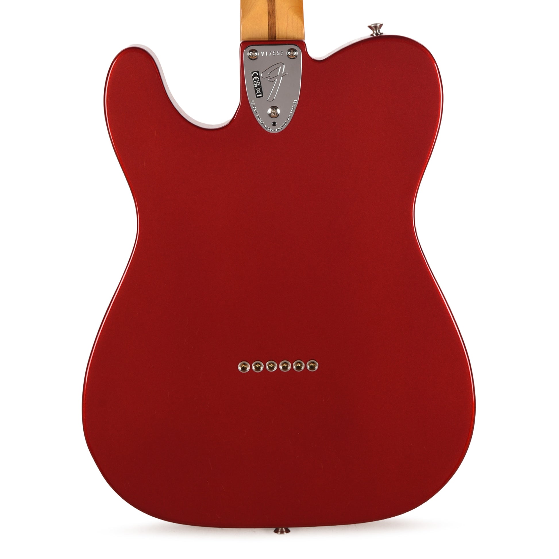 Fender American Vintage II 1972 Telecaster Thinline Candy Apple Red Electric Guitars