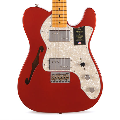 Fender American Vintage II 1972 Telecaster Thinline Candy Apple Red Electric Guitars