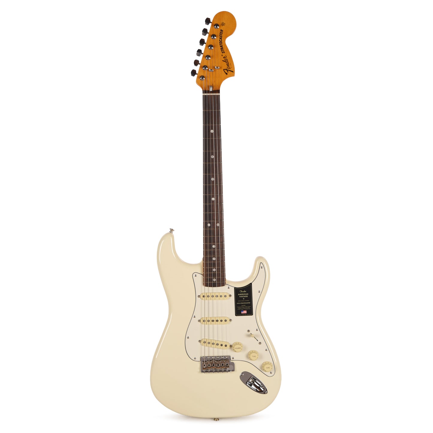 Fender American Vintage II 1973 Stratocaster Olympic White Electric Guitars
