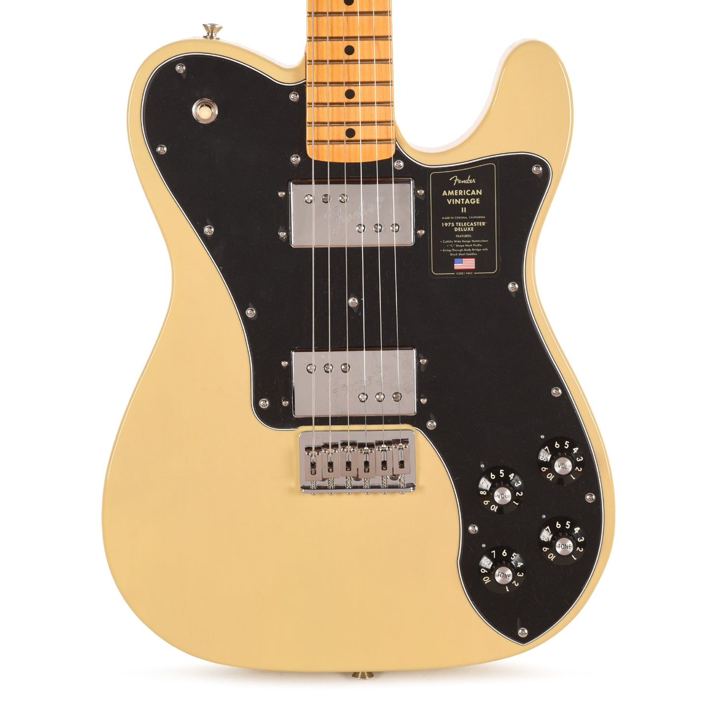 Fender American Vintage II 1975 Telecaster Deluxe Vintage Blonde Electric Guitars