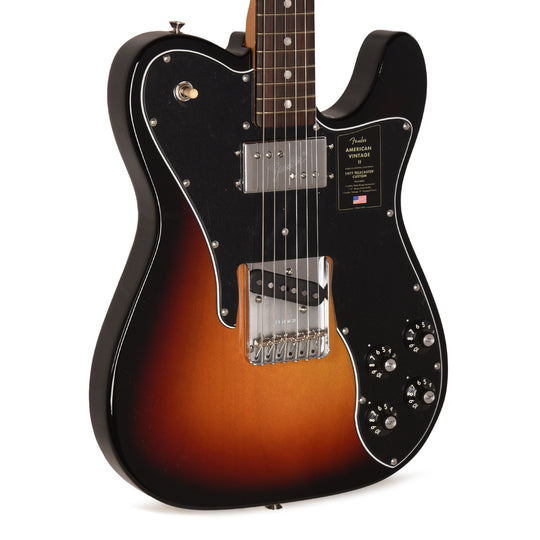 Fender American Vintage II 1977 Telecaster Custom 3-Color Sunburst Electric Guitars
