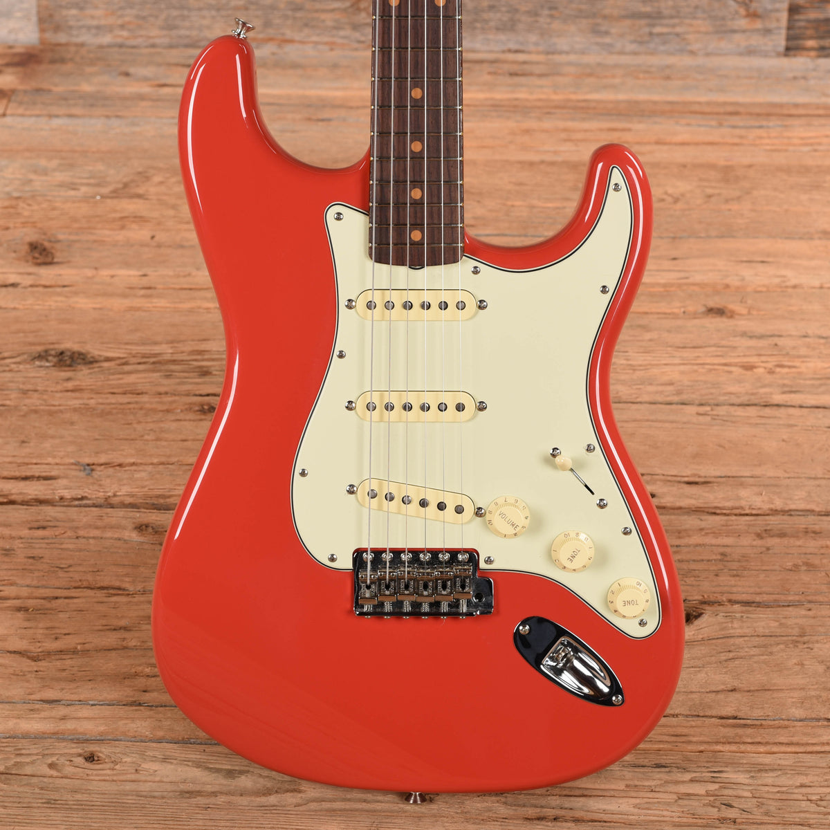 Fender American Vintage II '61 Stratocaster Fiesta Red 2025 Electric Guitars