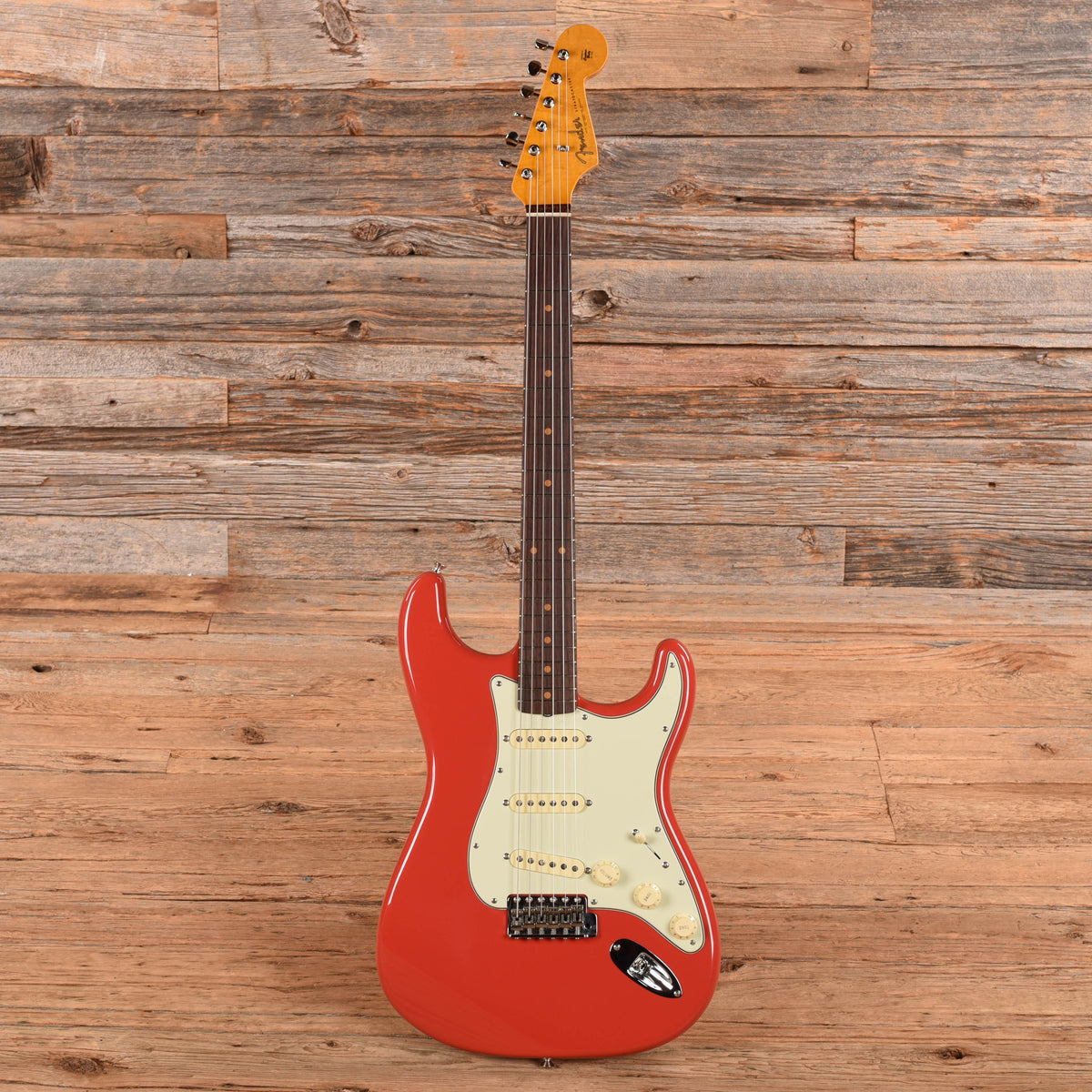 Fender American Vintage II '61 Stratocaster Fiesta Red 2025 Electric Guitars