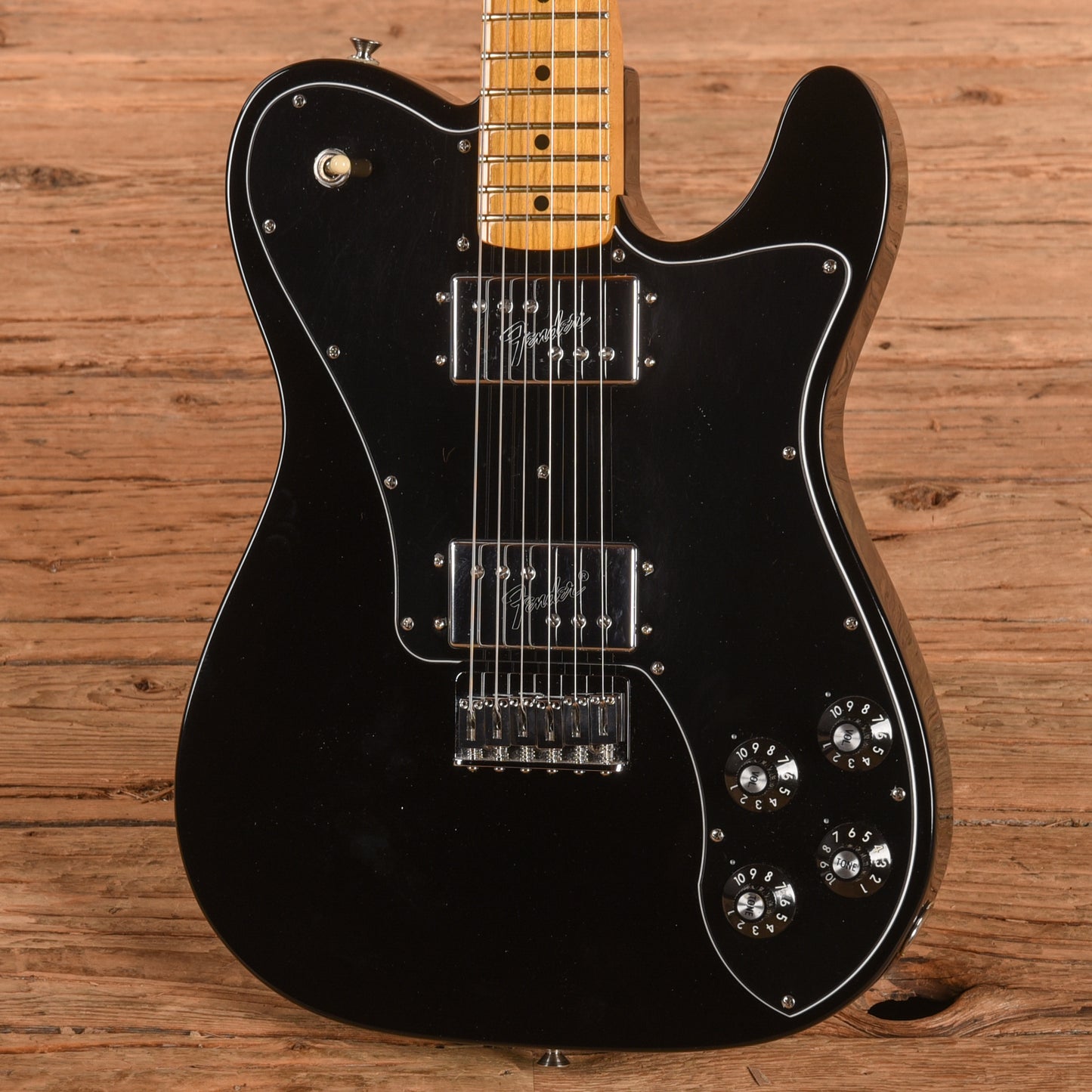 Fender American Vintage II '75 Telecaster Deluxe Black 2022 Electric Guitars