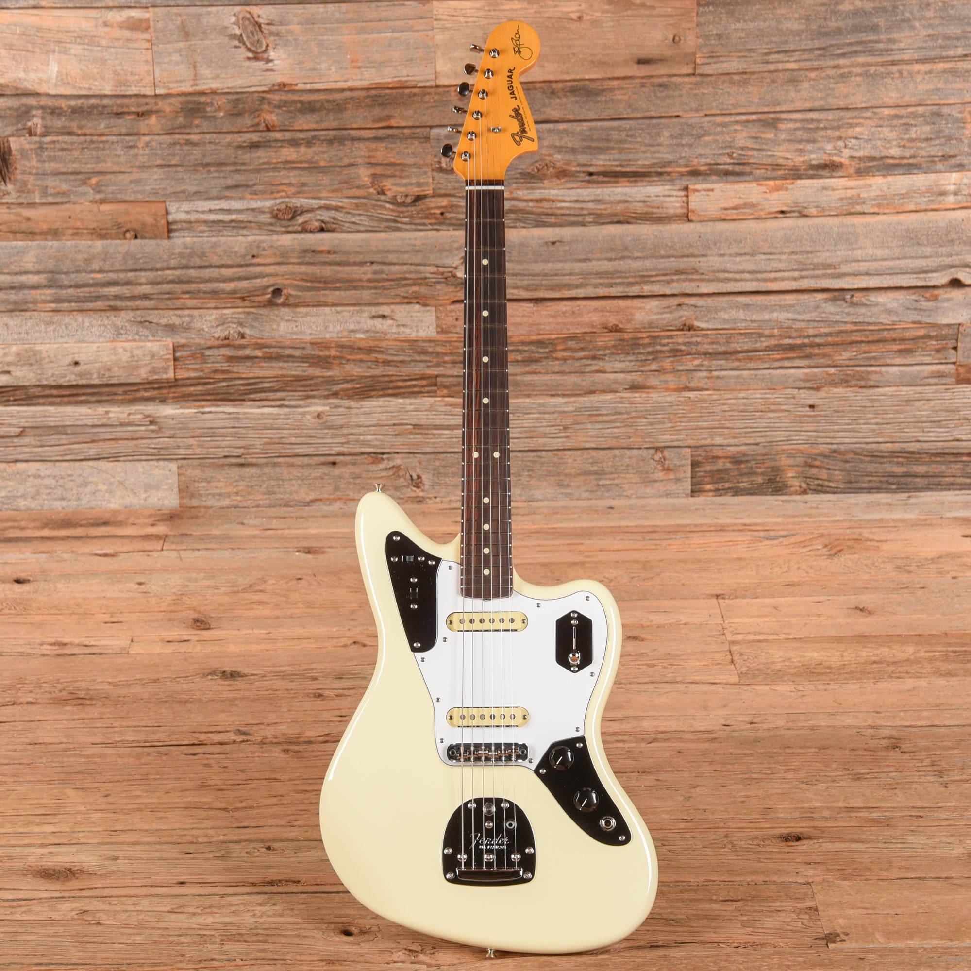 Fender Artist Johnny Marr Signature Jaguar Olympic White Electric Guitars