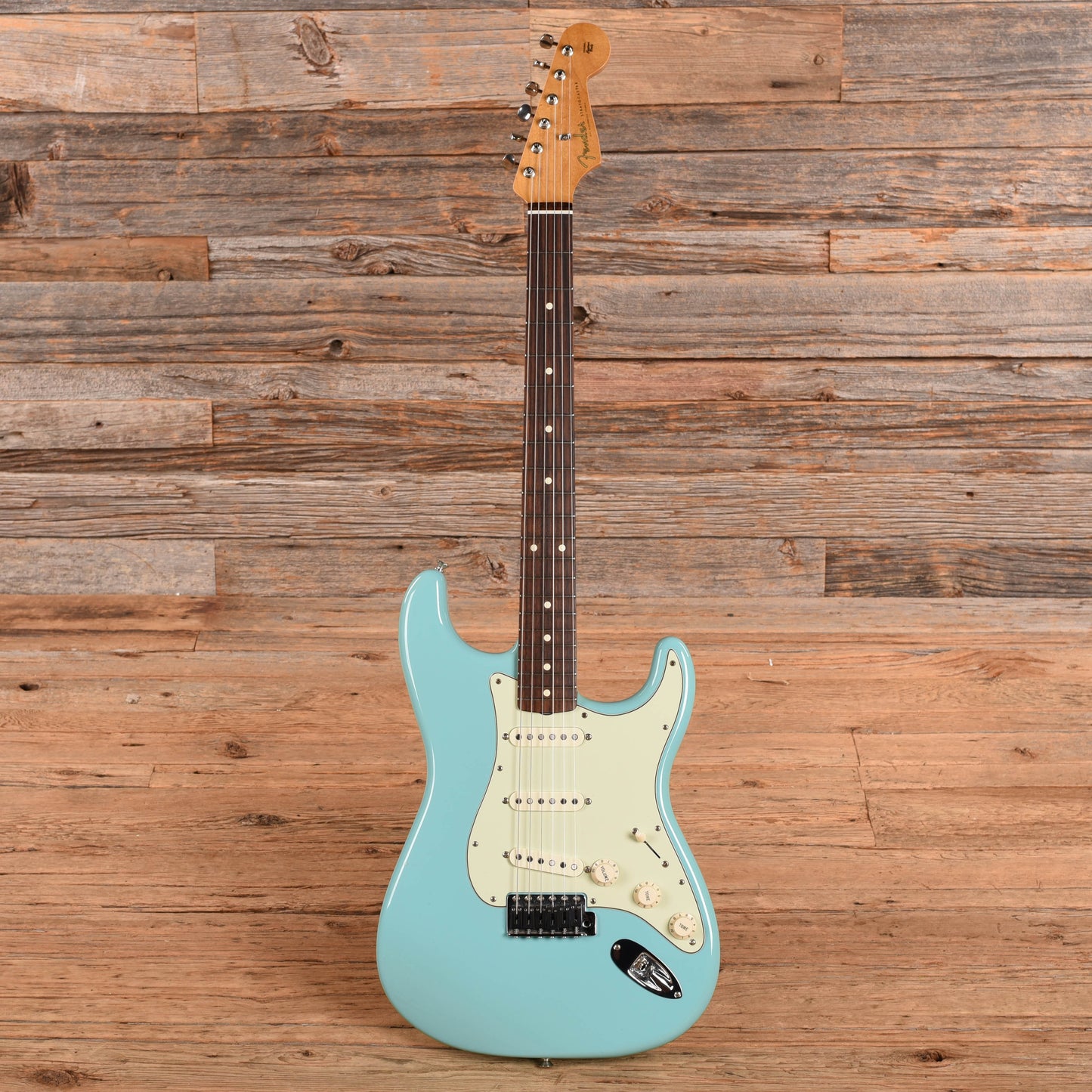 Fender Classic Series 60s Stratocaster Cerulean Blue 2015 Electric Guitars