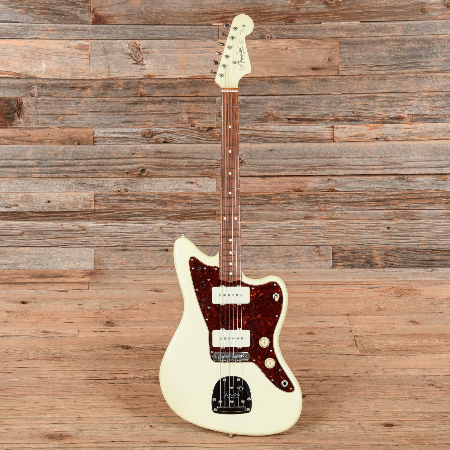 Fender CME Exclusive Classic Series 60s Jazzmaster Lacquer Olympic White 2017 Electric Guitars