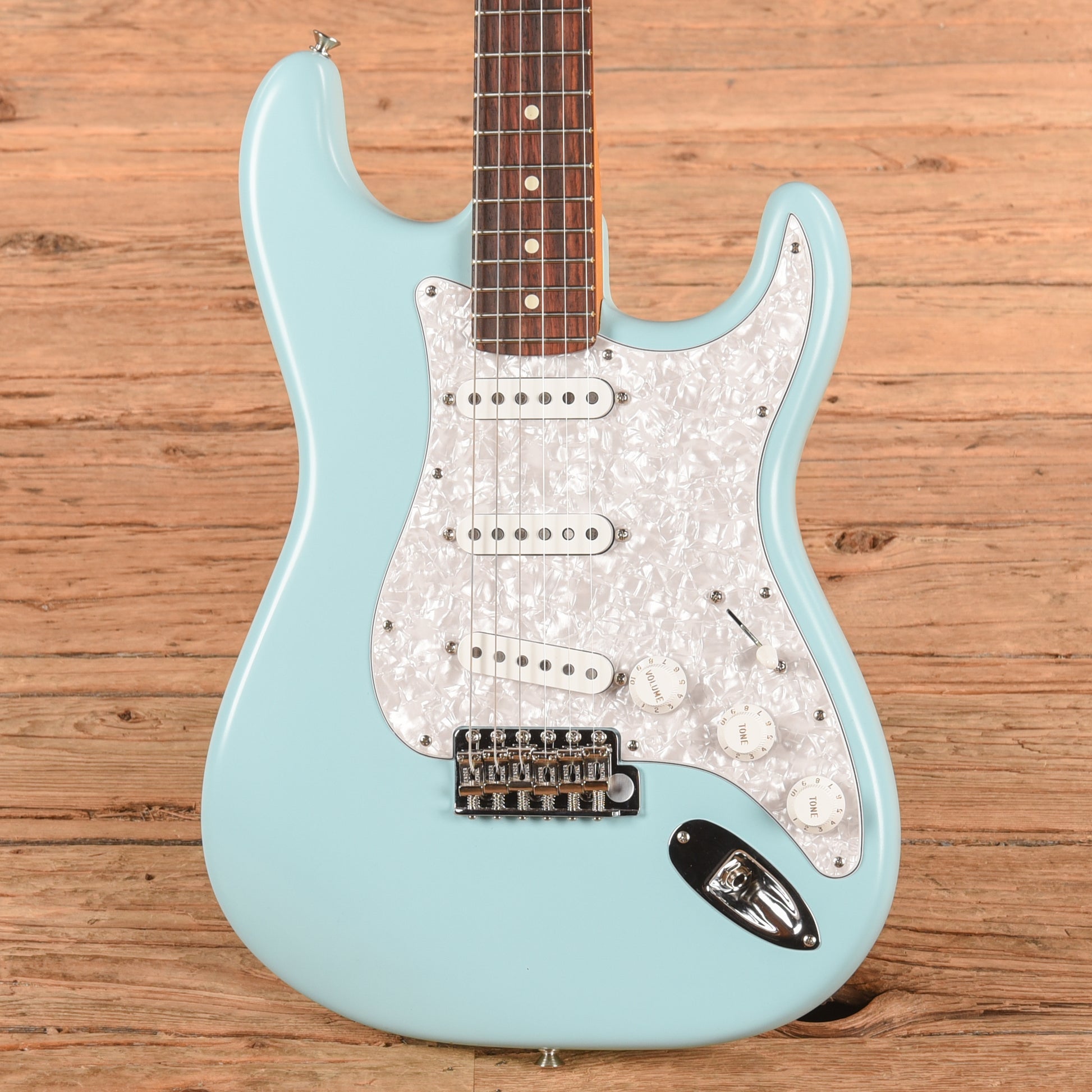 Fender Cory Wong Signature Stratocaster Satin Daphne Blue 2023 Electric Guitars