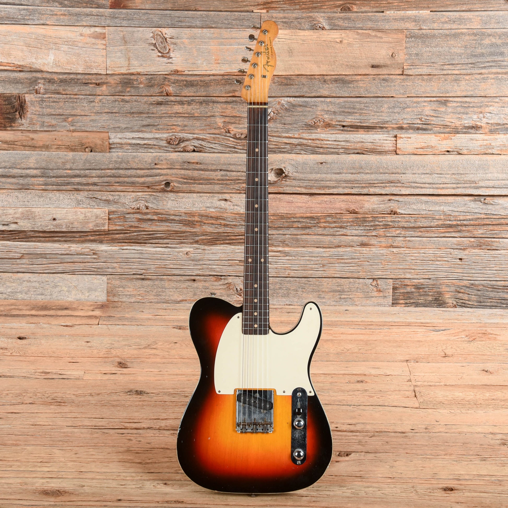 Fender Custom Esquire Sunburst Refin 1961 Electric Guitars