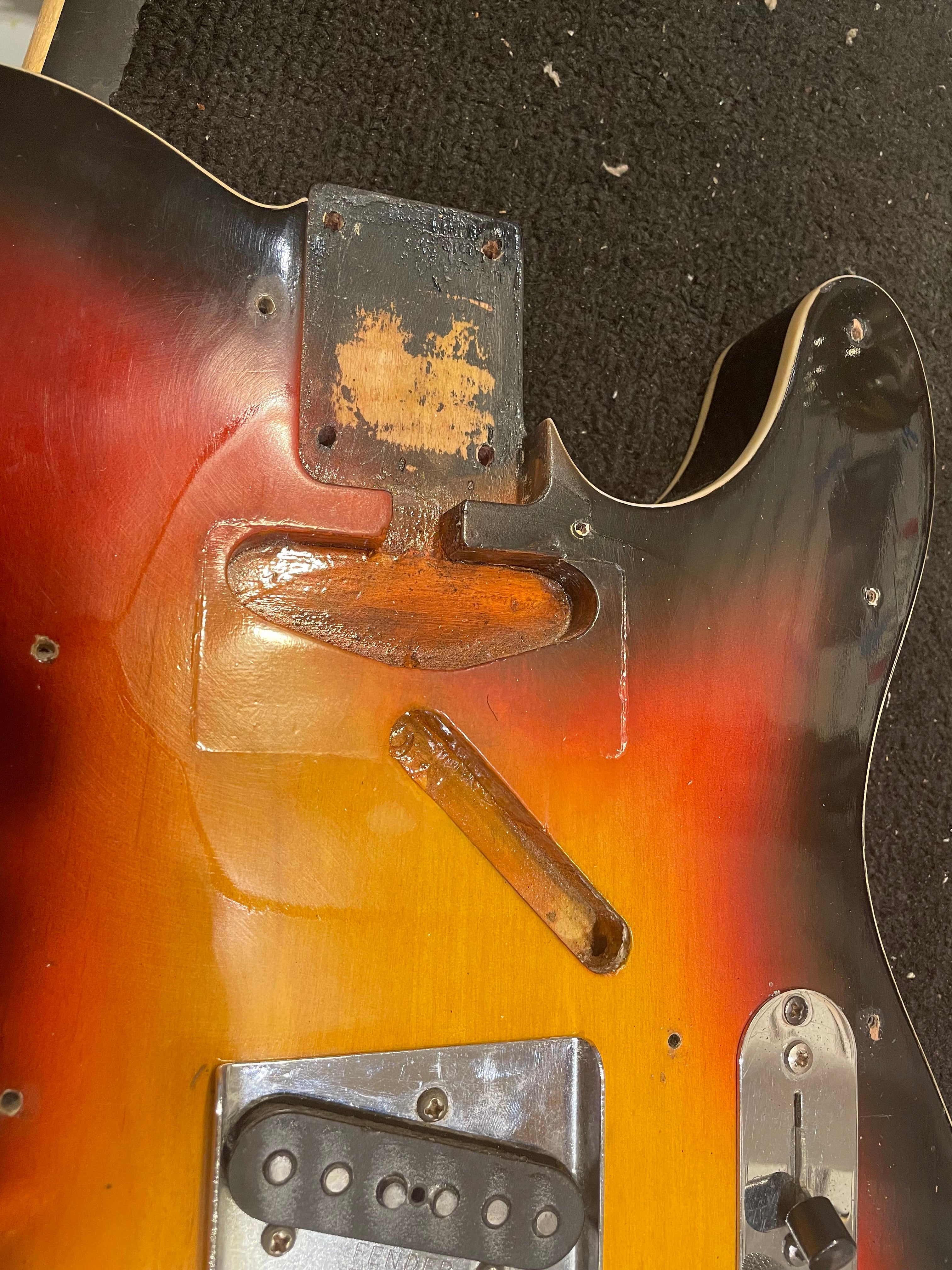Fender Custom Esquire Sunburst Refin 1961 Electric Guitars