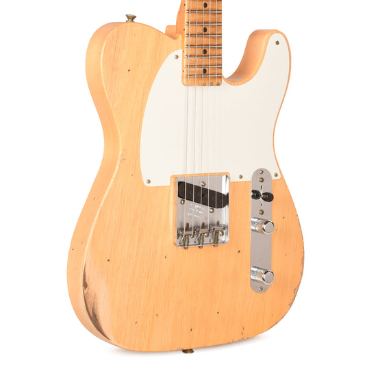 Fender Custom Shop 1950 Pine Esquire Relic Aged Nocaster Blonde Electric Guitars