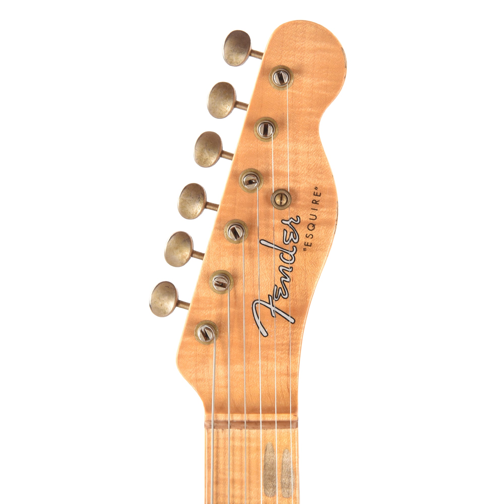 Fender Custom Shop 1950 Pine Esquire Relic Aged Nocaster Blonde Electric Guitars