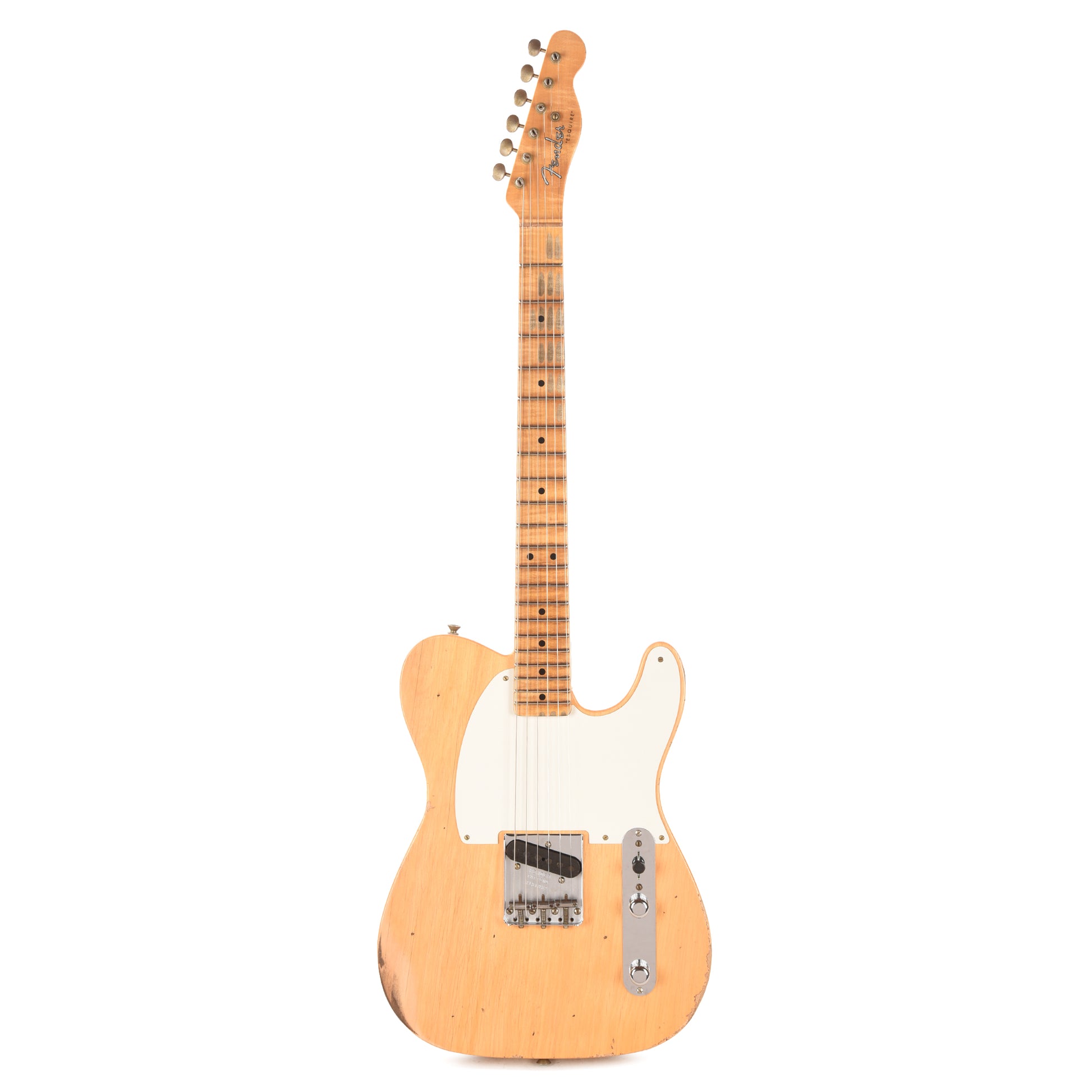 Fender Custom Shop 1950 Pine Esquire Relic Aged Nocaster Blonde Electric Guitars