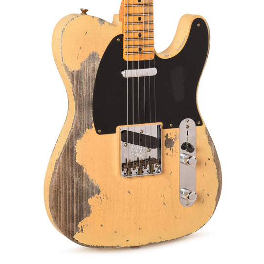 Fender Custom Shop 1951 Nocaster Super Heavy Relic Super Faded Aged Nocaster Blonde Electric Guitars