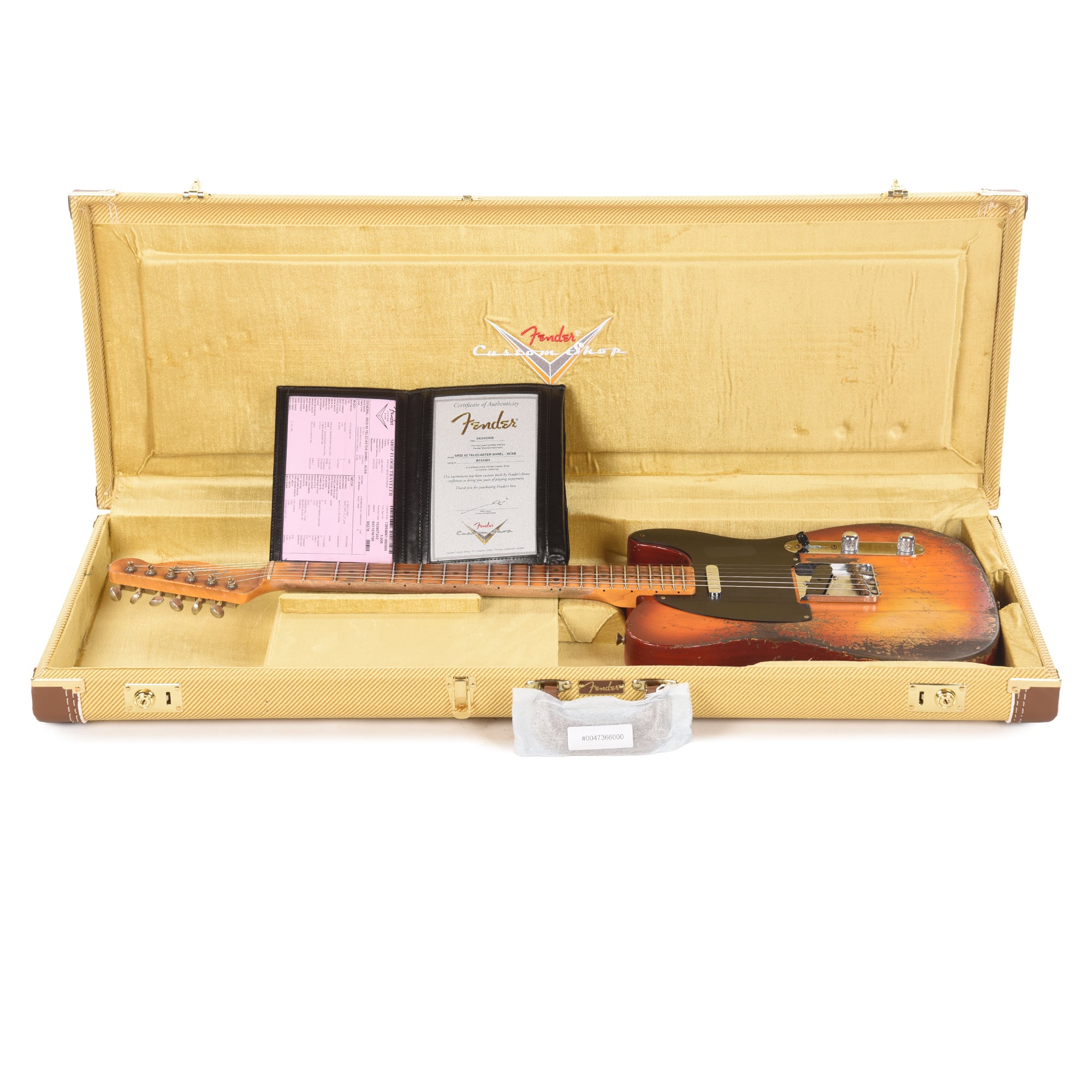 Fender Custom Shop 1952 Telecaster Aged Cherry Sunburst Super Heavy Relic w/Hand-Wound '50/'51 Blackguard Pickups Electric Guitars