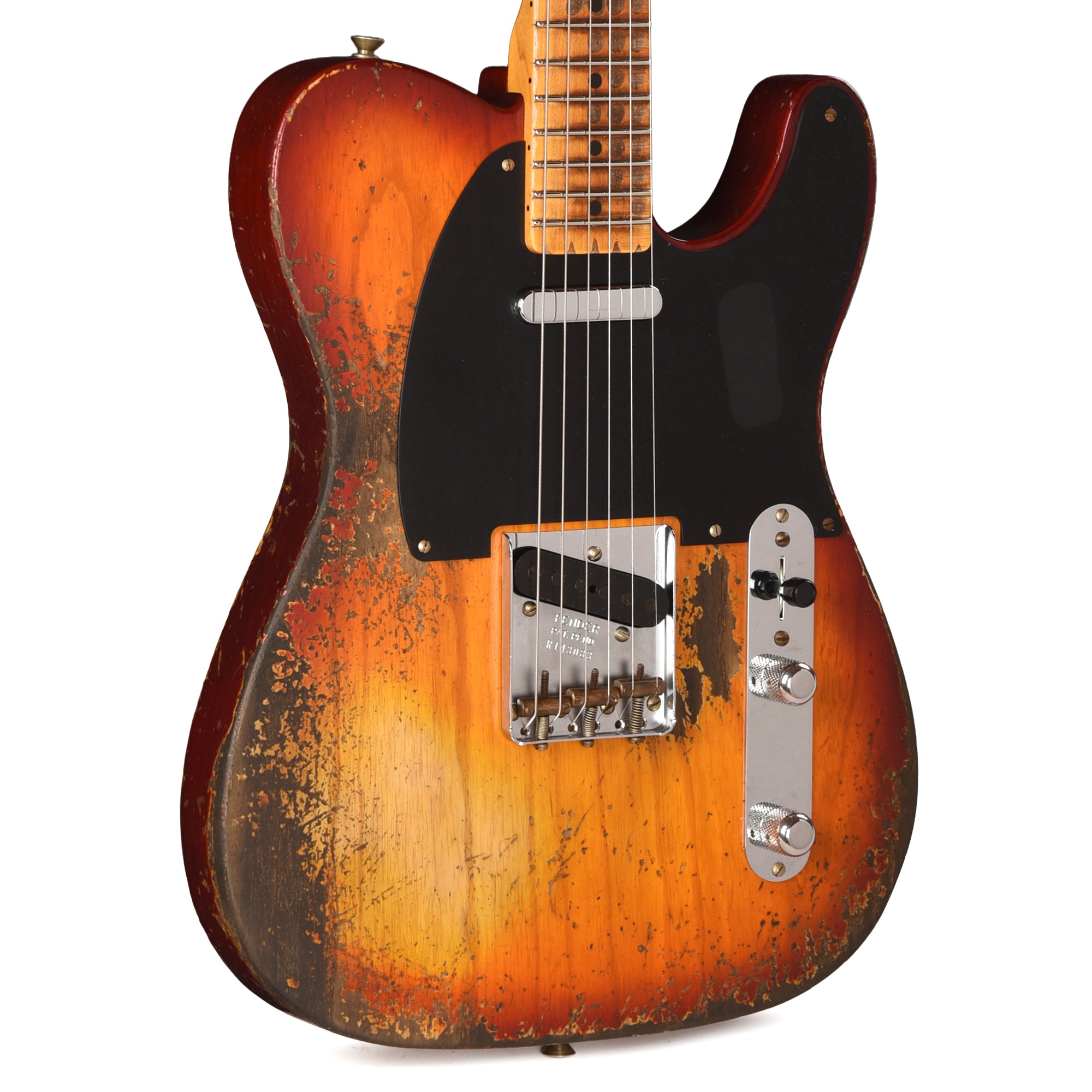 Fender Custom Shop 1952 Telecaster Aged Cherry Sunburst Super Heavy Relic w/Hand-Wound '50/'51 Blackguard Pickups Electric Guitars