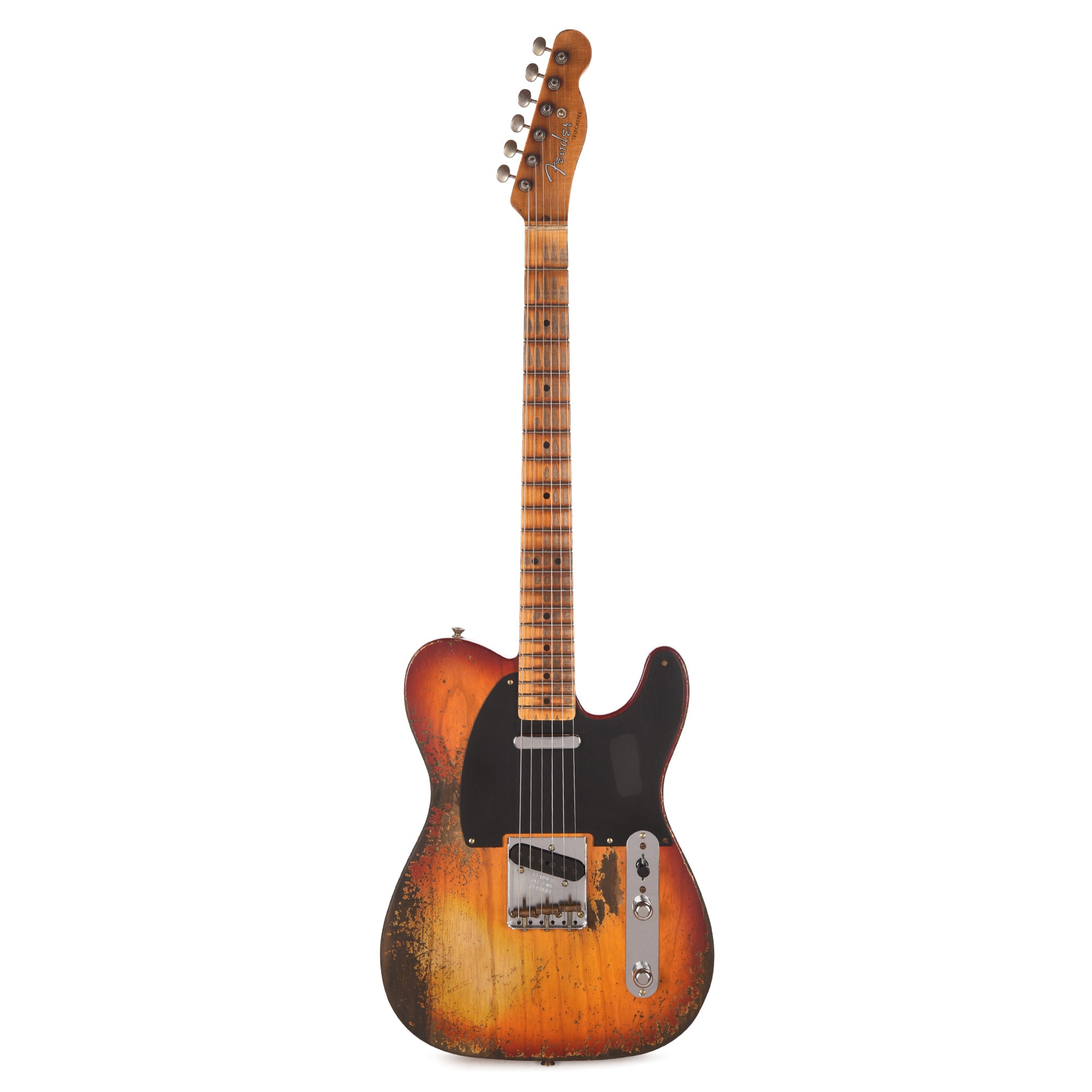 Fender Custom Shop 1952 Telecaster Aged Cherry Sunburst Super Heavy Relic w/Hand-Wound '50/'51 Blackguard Pickups Electric Guitars