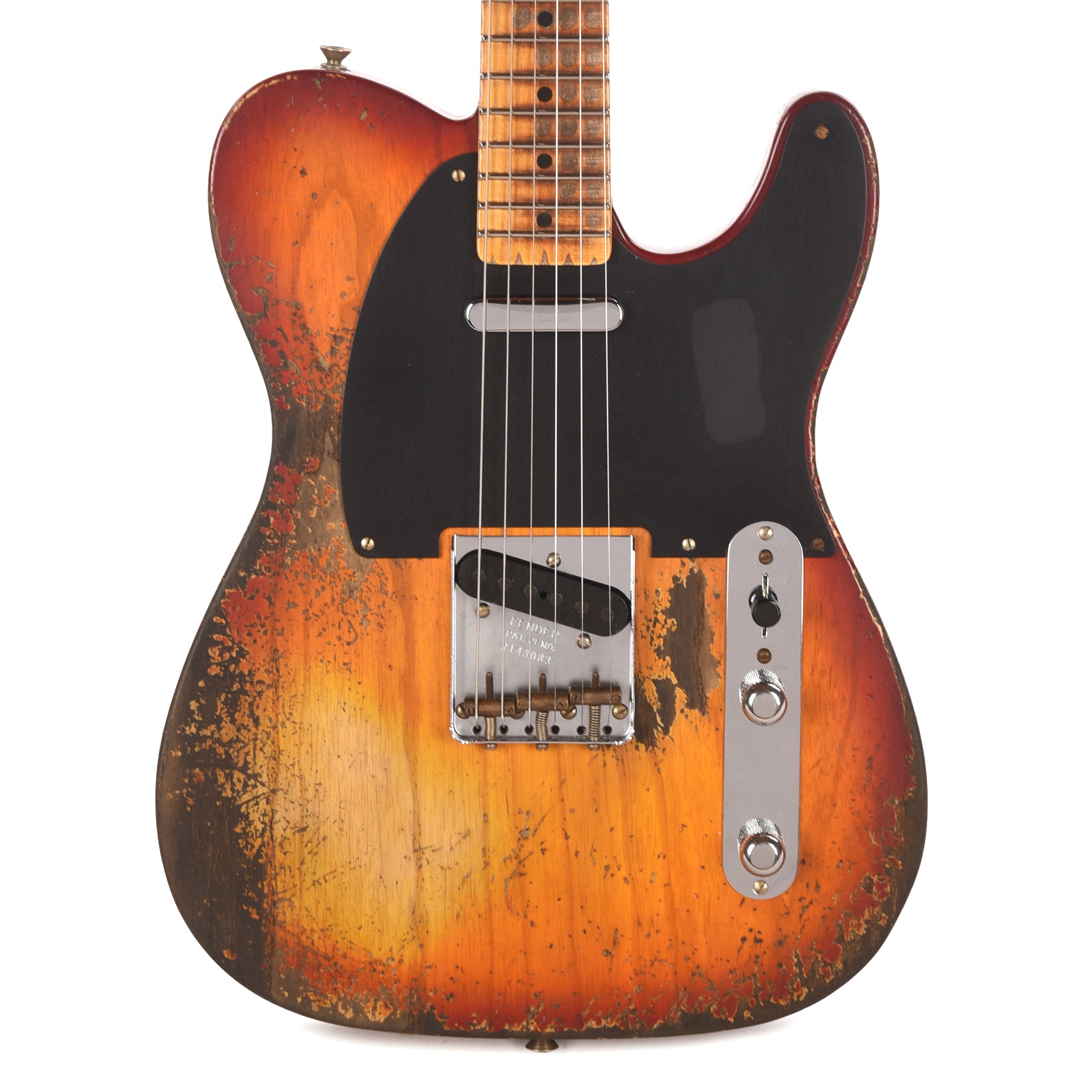 Fender Custom Shop 1952 Telecaster Aged Cherry Sunburst Super Heavy Relic w/Hand-Wound '50/'51 Blackguard Pickups Electric Guitars