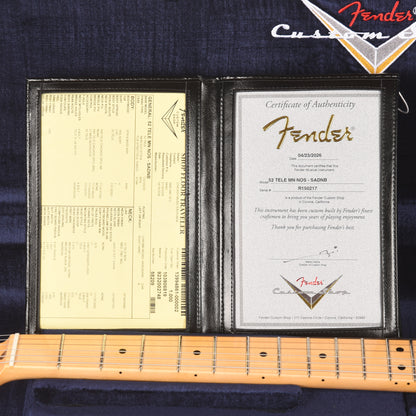 Fender Custom Shop 1952 Telecaster "Chicago Special" NOS Super Aged Daphne Blue Electric Guitars